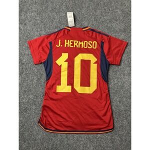 Womens Soccer Adidas Spain J. Hermoso #10 Home Jersey Red World Cup, Size L